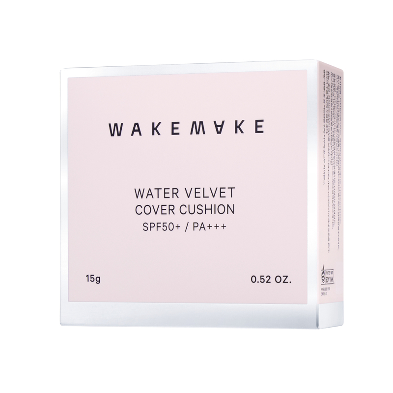WAKEMAKE Water Velvet Cover Cushion (19 Porcelaine) SPF50+ PA+++ 15g