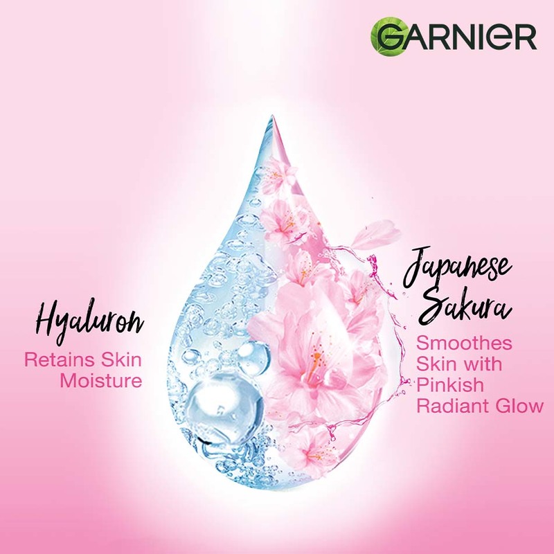 Garnier Serum Mask - Sakura Glow Super Hydrating Pinkish Glow Tissue Mask
