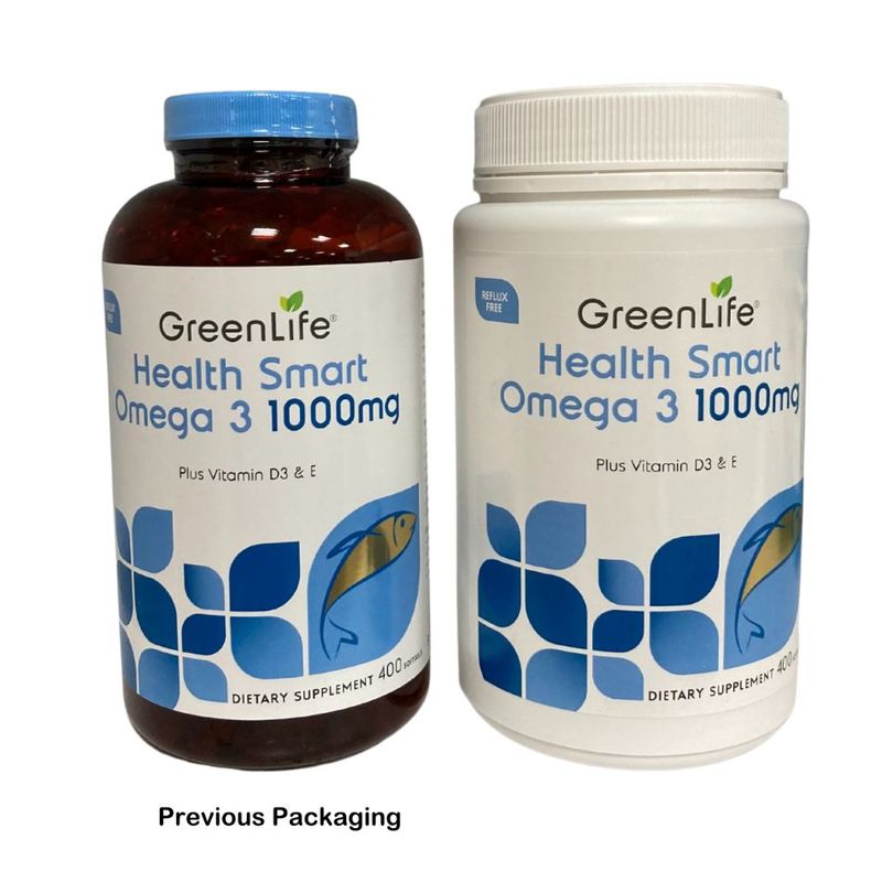 GreenLife Health Smart Omega 3 1000mg, 400pcs