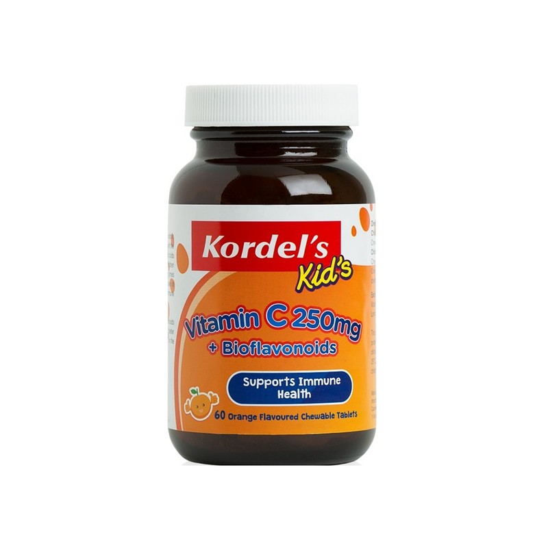 Kordel's Kid's Vitamin C 250mg + Bioflavonoids, 60 tablets ...