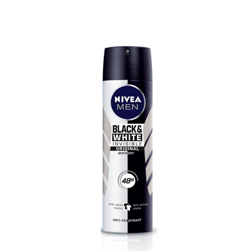 Nivea Men Invisible for Black & White Anti-perspirant, 150ml