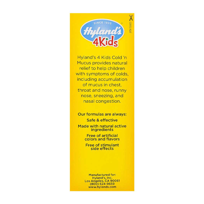 Hyland's 4Kids Cold 'n Mucus Daytime (Ages 2-12) 118ml