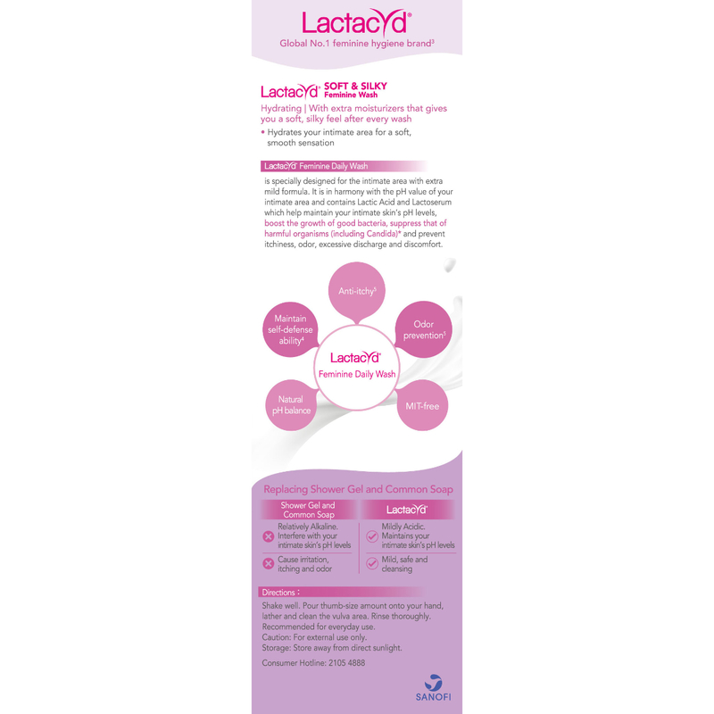 Lactacyd Soft & Silky Feminine Wash 250ml