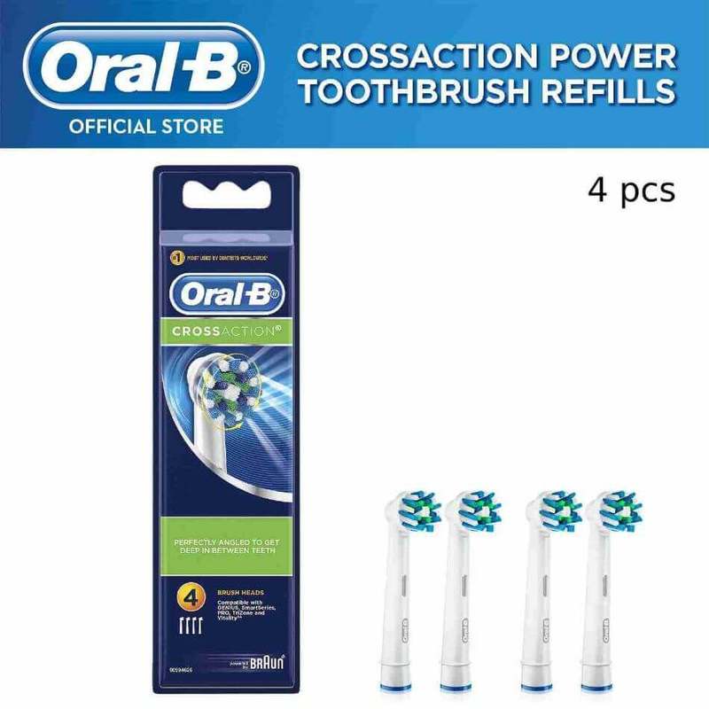 Oral-B Cross Acton Refill 4s
