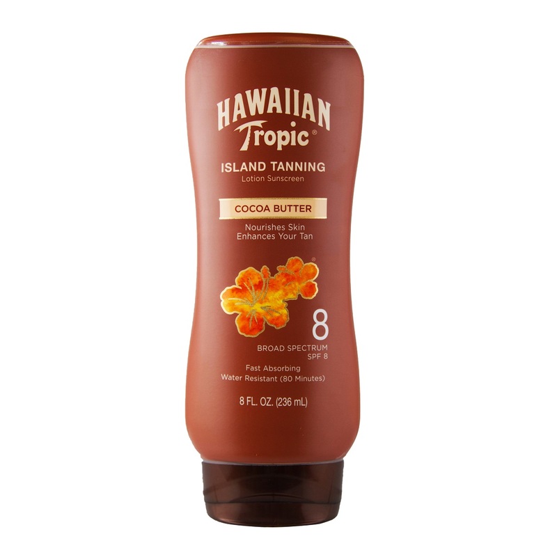 Hawaiian Tropic Island Tanning Sunscreen Lotion SPF8 236ml