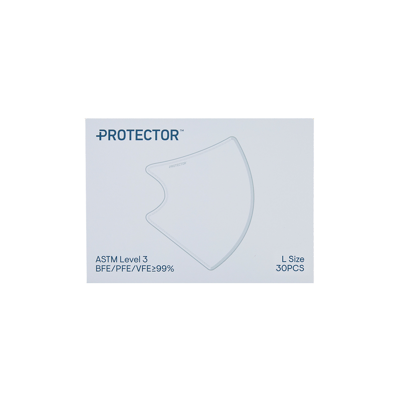 Protector 3D成人立體口罩(大碼) 淚水藍 30片