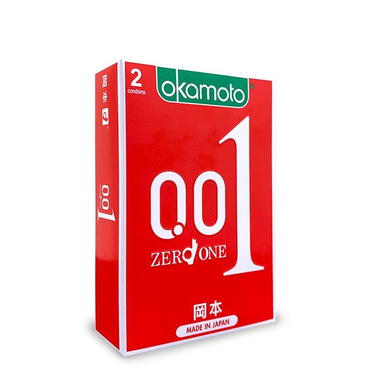 Okamoto 001 Polyurethane Condoms, 2pcs
