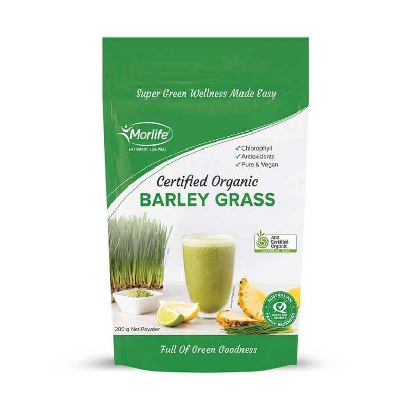 Morlife Organic Barley Grass Powder, 200g