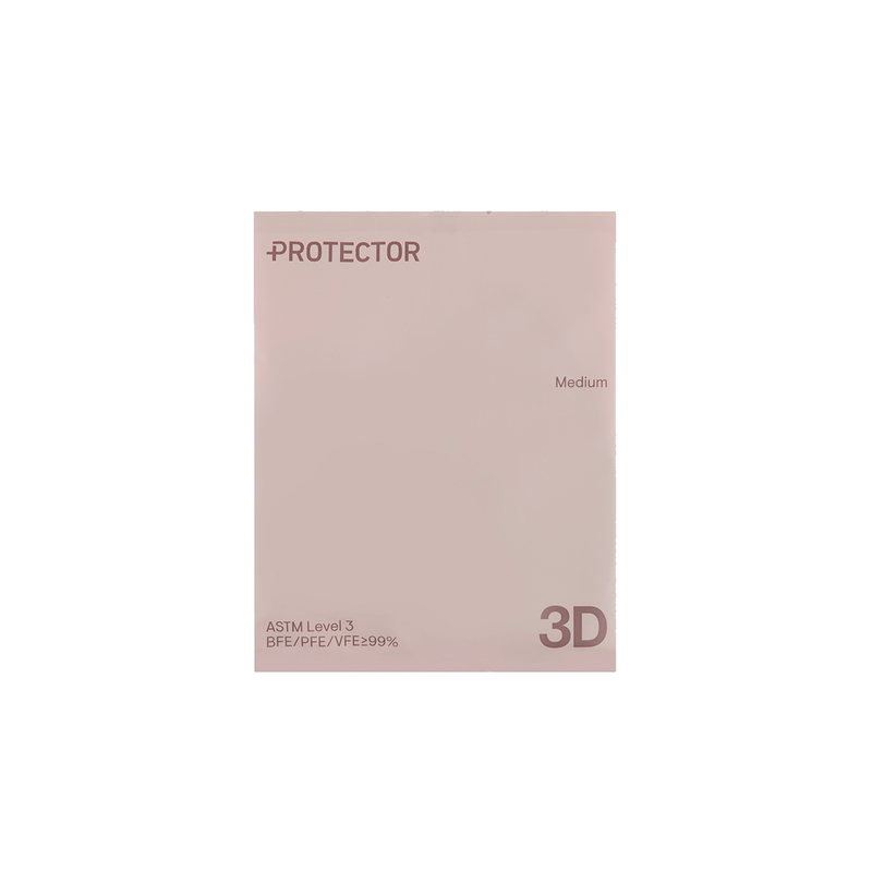 Protector 3D Face Mask (Medium) NAKED 30pcs