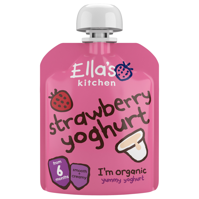 Ella's Kitchen Strawberry Yoghurt Greek Style 6 Month+ 90g