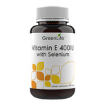 GreenLife Vitamin E 400IU with Selenium 60 softgels