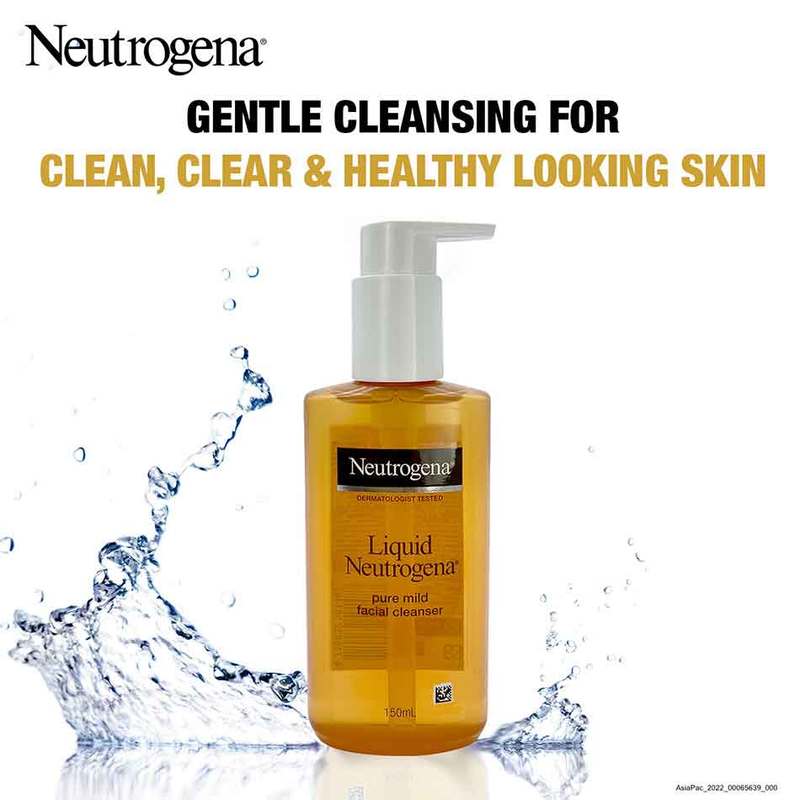 Neutrogena Liquid Pure Mild Facial Cleanser, 150ml