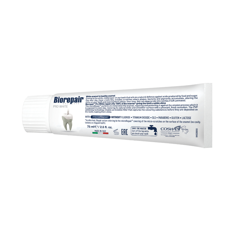 Biorepair Pro White Toothpaste 75ml