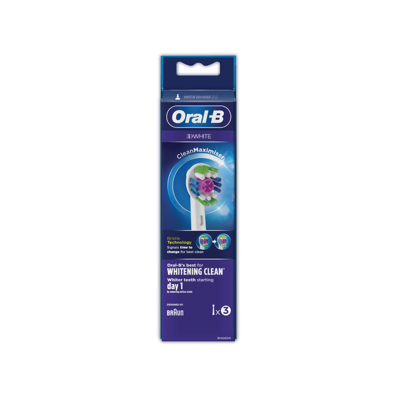 Oral-B Braun EB18P Brush Head (3D White) 3pcs