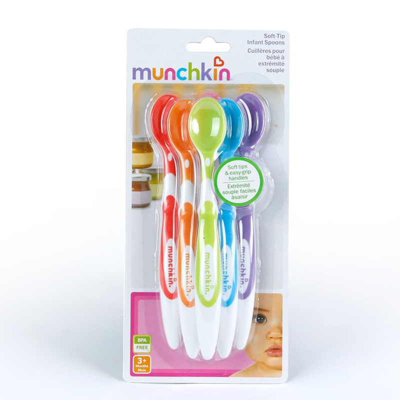 Munchkin Soft Tip Infant Spoons 6pcs