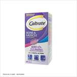 Caltrate 600+D 500IU Calcium Supplement, 60 tablets