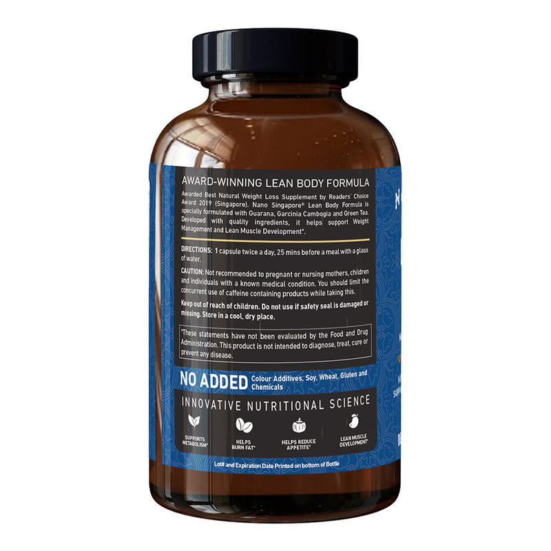 NANOSG Lean Body Formula 60ct Guardian Singapore