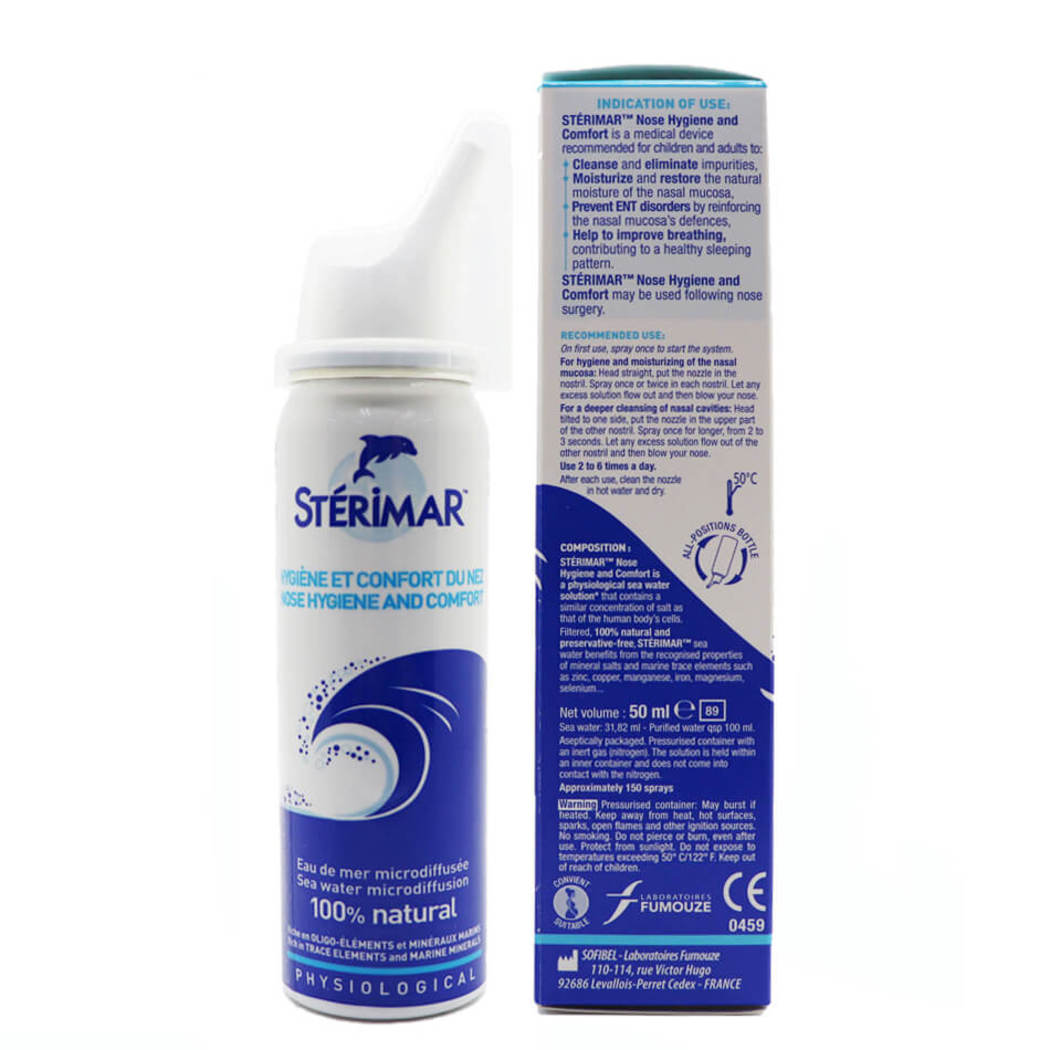  Sterimar Isotonic Nasal Hygiene Nasal Spray 100ml : Health &  Household