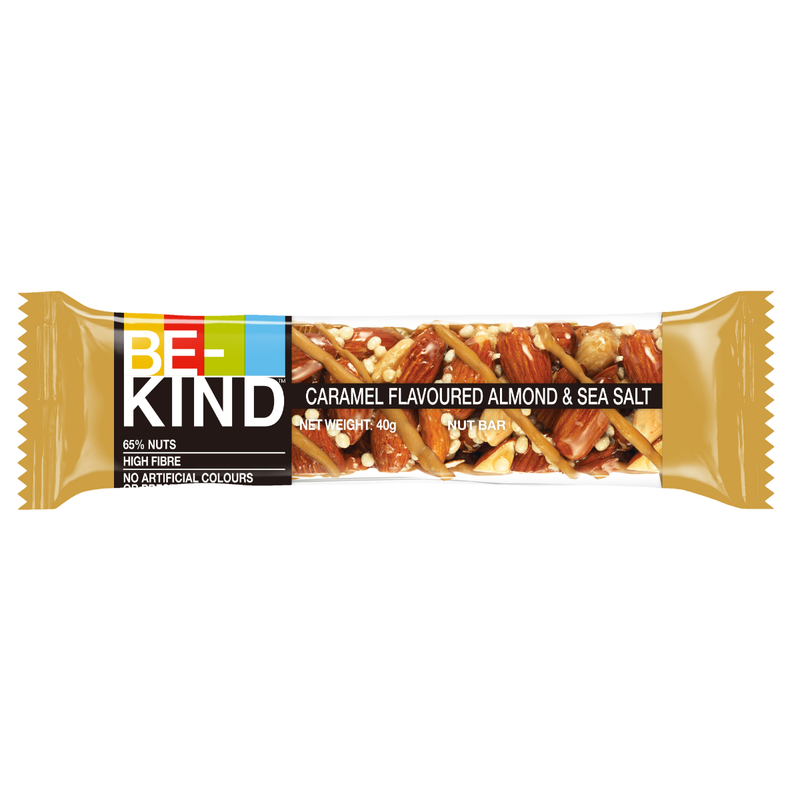 BE-KIND Caramel Flavoured Almond & Sea Salt Nut Bar 40g