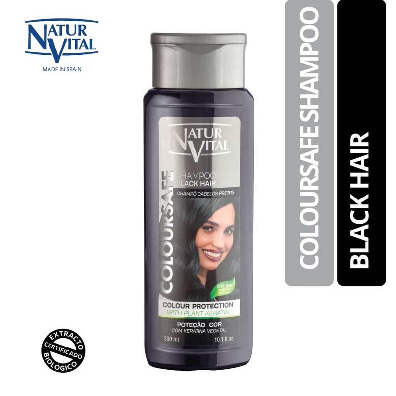NaturVital Henna Shampoo Black, 300ml