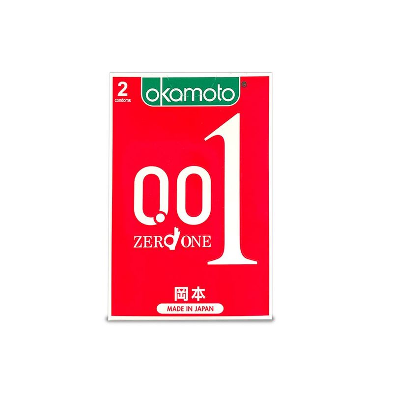 Okamoto 001 Polyurethane Condoms, 2pcs