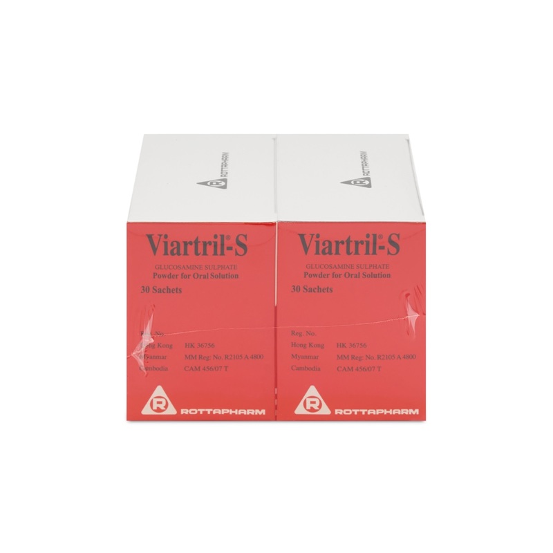 Viartril-S (Crystalline Glucosamine Sulphate) 1500mg 30 Sachet x 2 Packs