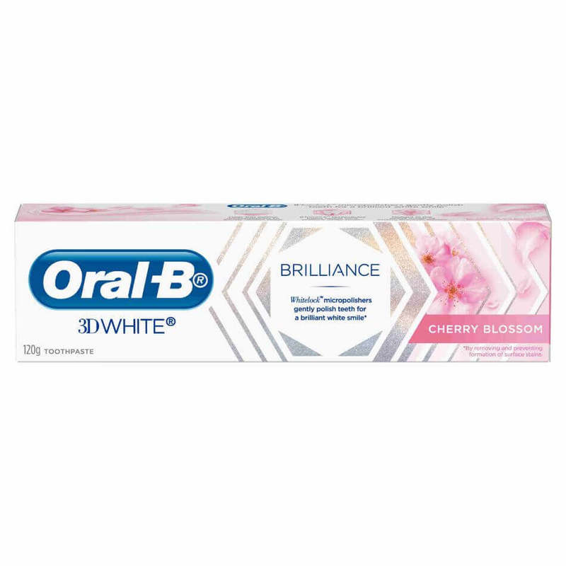 Oral B Toothpaste 3d White Brilliance Cherry Blossom 120g Toothpaste Oral Care Toiletries Guardian Singapore