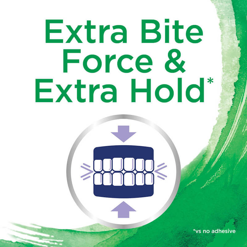 Polident Denture Adhesive Full & Partial False Teeth Fixative Mint, 60g
