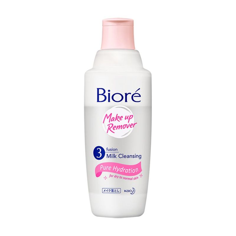Biore 3 Fusion Milk Cleansing Makeup Remover Pure Hydration, 300ml