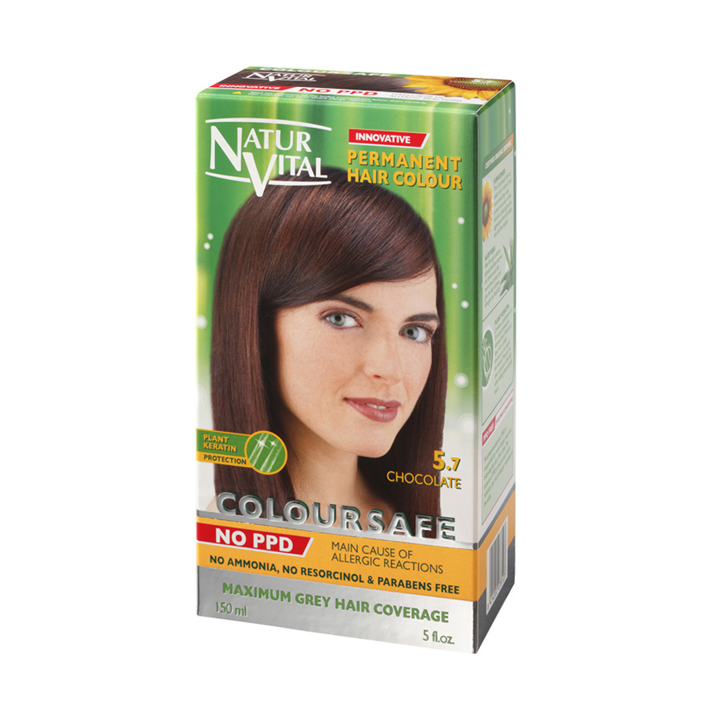 Natur Vital ColourSafe Permanent Hair Dye Chocolate | Natur Vital ...