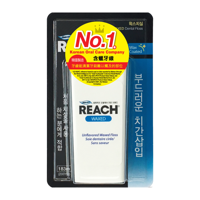 REACH Dental Floss Waxed 183m