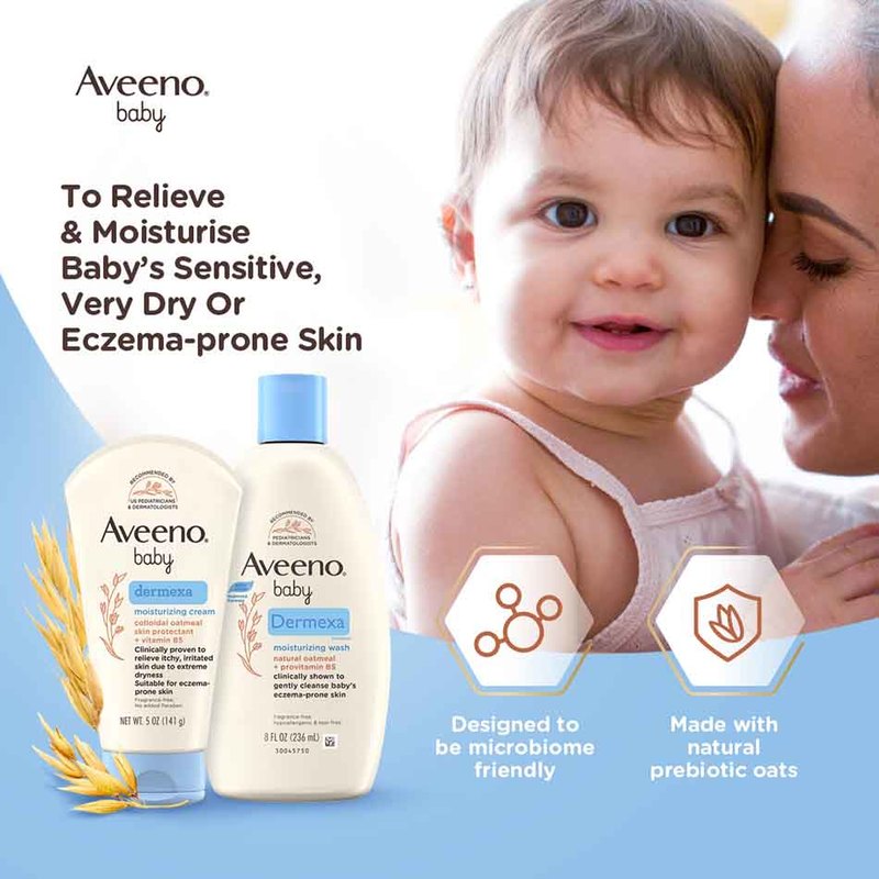 Aveeno Baby Dermexa Moisturizing Wash, 236ml
