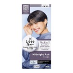 Liese Creamy Bubble Color Midnight Ash 108ml - DIY Foam Hair Color with Salon Inspired Colors