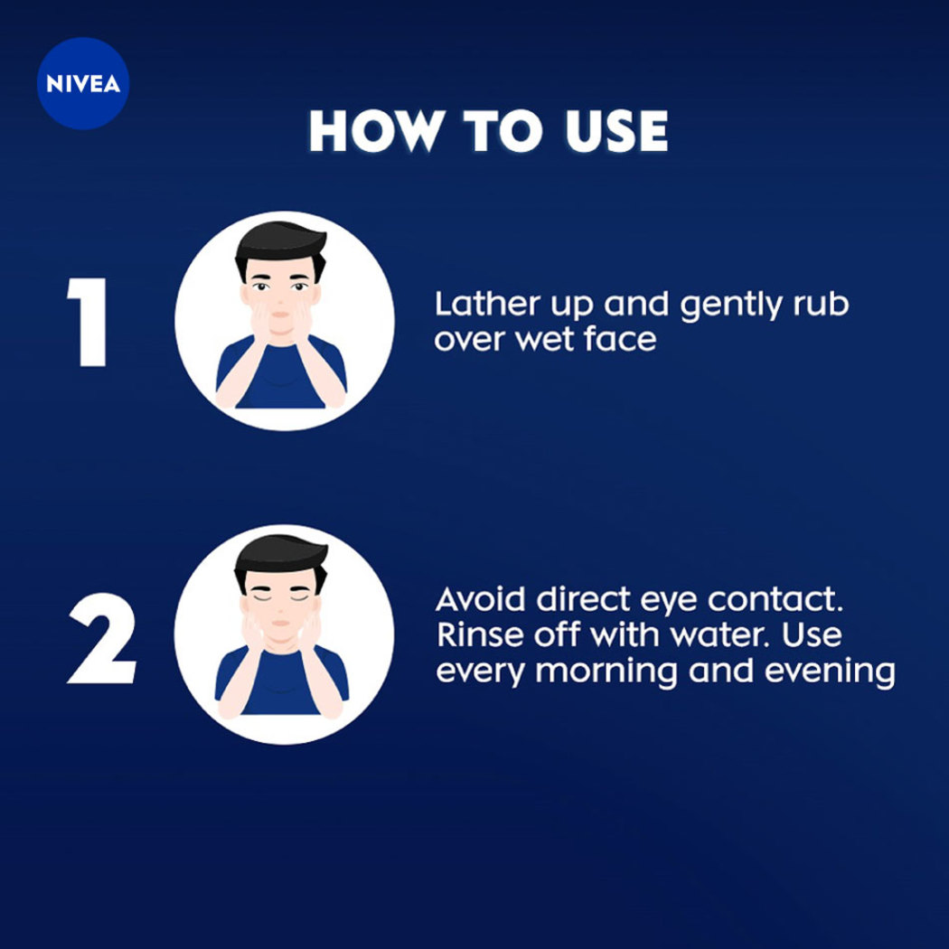 Nivea Men Total Anti Acne Foam, 100g | Men's Skincare | Men | Guardian ...