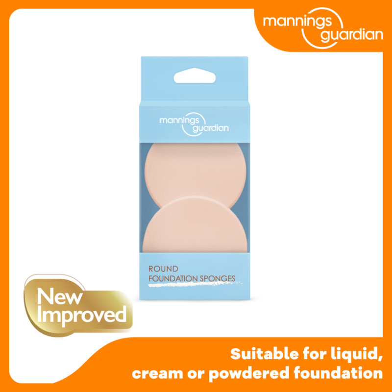 Mannings Guardian Round Foundation Sponge 2S