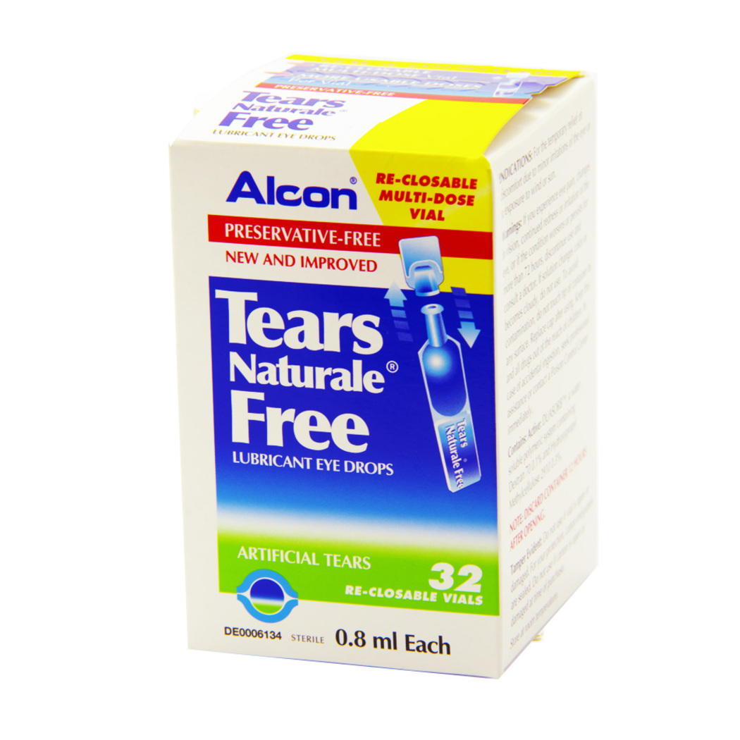 Alcon Tears Naturale Lubricant Eye Drops, 32pcs Alcon Guardian