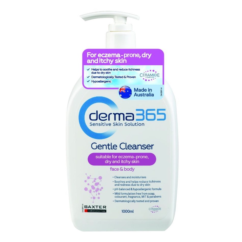 Derma365 Eczema Gentle Cleanser, 1000ml