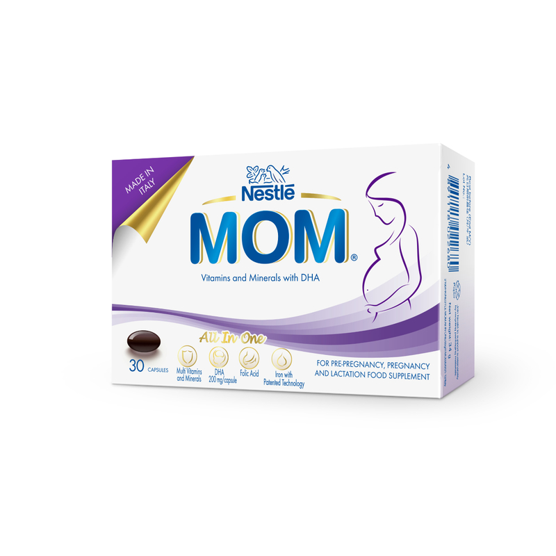Nestle Mom Vitamins And Minerals With DHA 30pcs