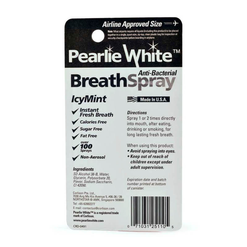 Pearlie White Breath Spray Icymint, 0.3oz