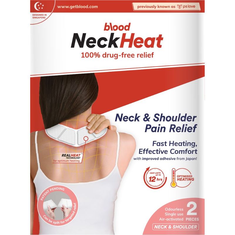 Blood NeckHeat Neck & Shoulder Pain Relief, 2pcs