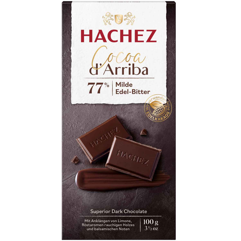 Hachez Cocoa Bar 77% Bar Classic Cocoa d'Arriba 100g