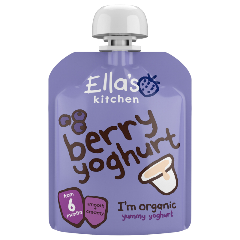 Ella's Kitchen Berry Yoghurt Greek Style 6 Month+ 90g