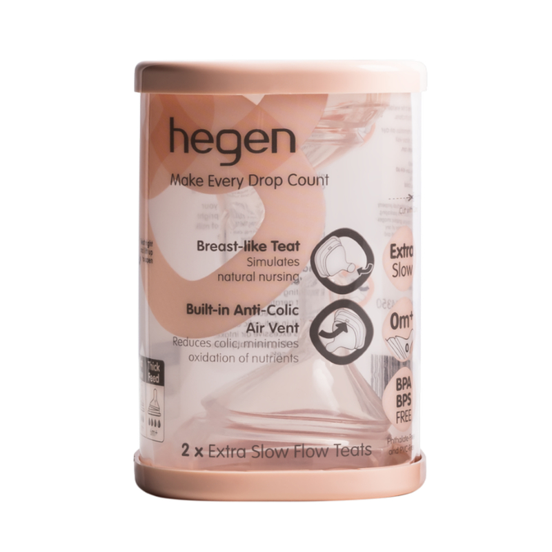 Hegen Teat Extra Slow Flow 2pcs