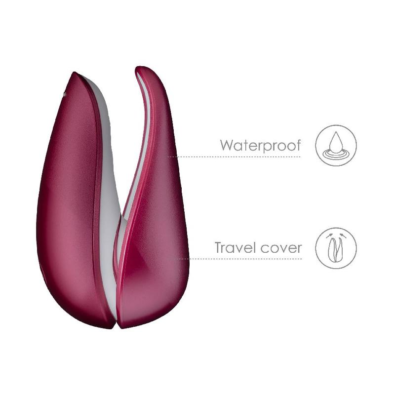 Womanizer Liberty Clitoral Massager - Red Wine