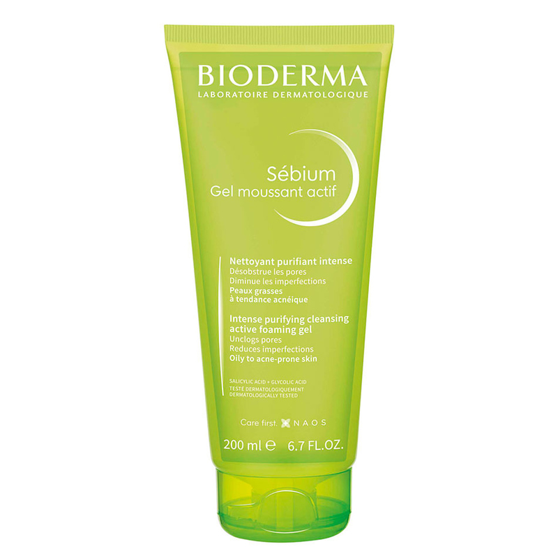 Bioderma Sebium Gel Moussant Actif Anti-Acne Treatment Foaming Gel Cleanser