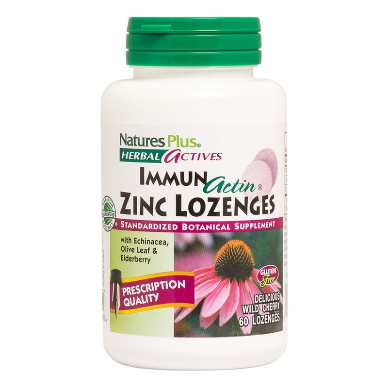 NaturesPlus ImmunActin Zinc 60 Lozenges