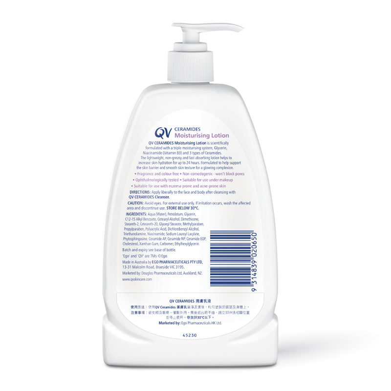 QV Ceramides Moisturising Lotion 350ml