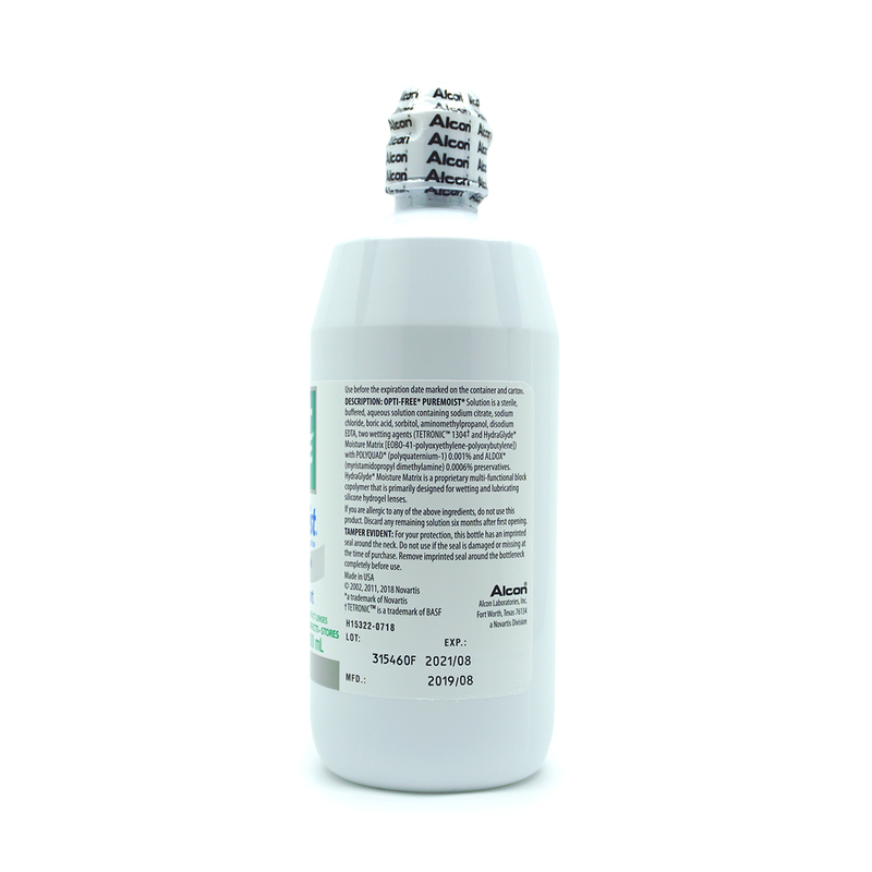 Alcon Opti-Free PureMoist Multi-Purpose Disinfecting Solution 300ml x 2 bottles + Tester 60ml