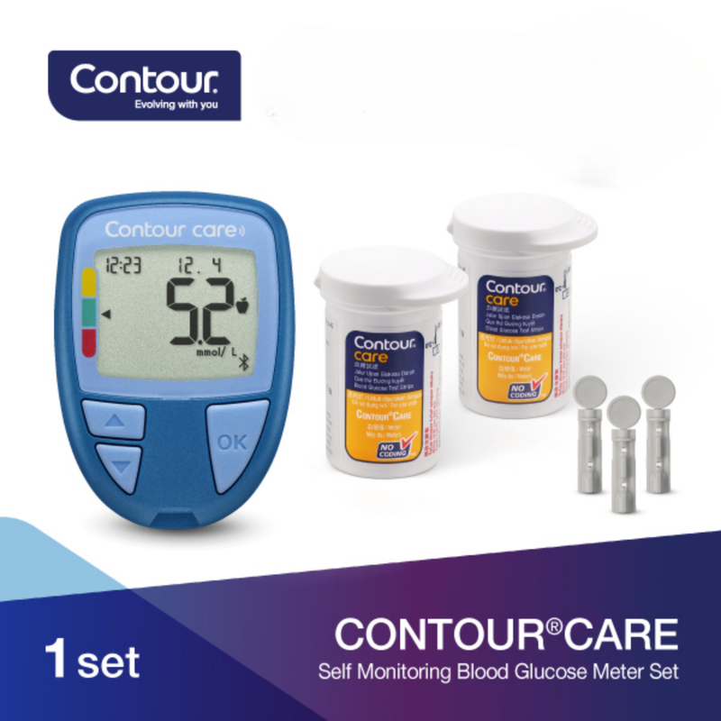 Contour Care Self Monitoring Blood Glucose Meter Set 1 Set