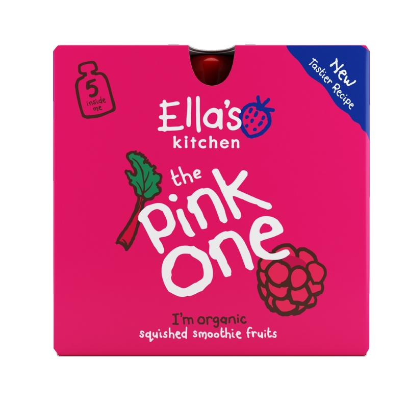 Ella's Kitchen The Pink One Smoothie 6 Month+ 90g x 5 Packs